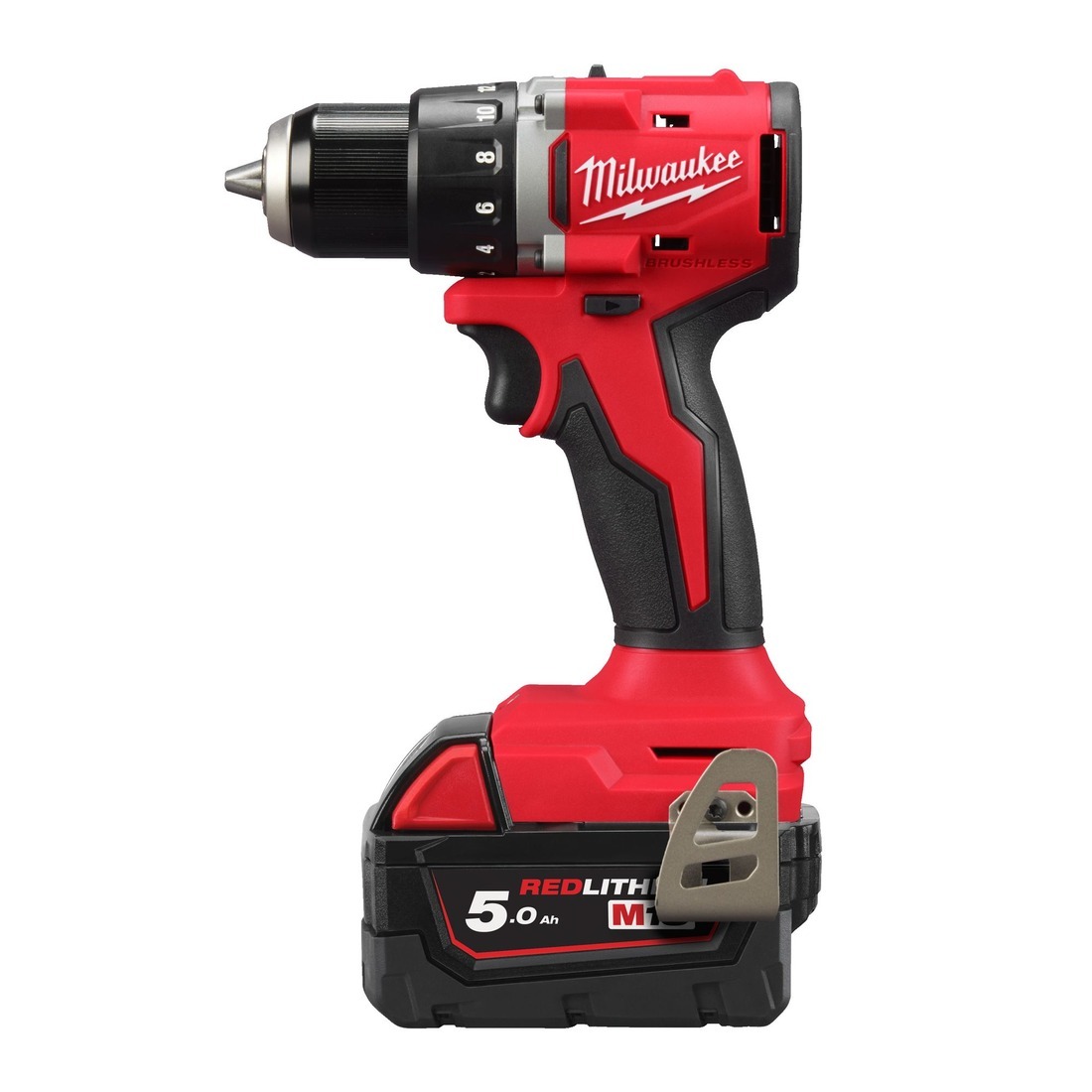 Milwaukee M18 BLDDRC-502C Akku-Bohrschrauber-Set